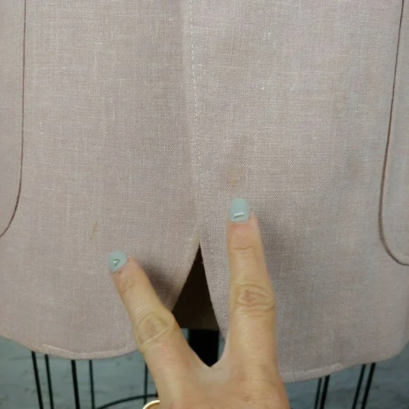 Vintage Glenshire Fine Tailored Clothing Blazer Mens 42 Lined Pink Jacket - Picture 4 of 12